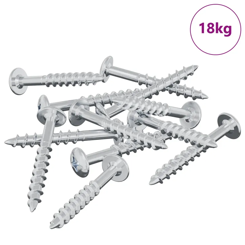 Varžtas 7792 pcs Sidabro 9,8 x 35 mm Geležis