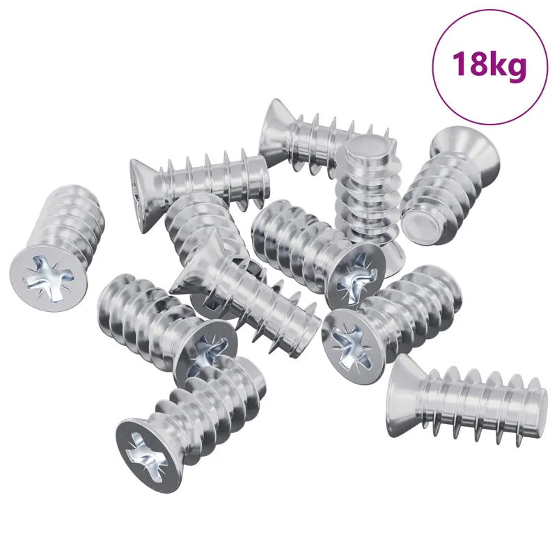 Varžtas 10909 pcs Sidabro M6 x 12 mm Geležis