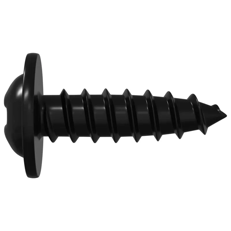 Savarankiškai įsukamas vienas 2 pcs Juoda 3,5 x 12 mm Geležis