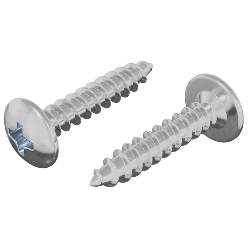 Savarankiškai įsukamas vienas 2 pcs Cinkuota 4 x 20 mm Plienas