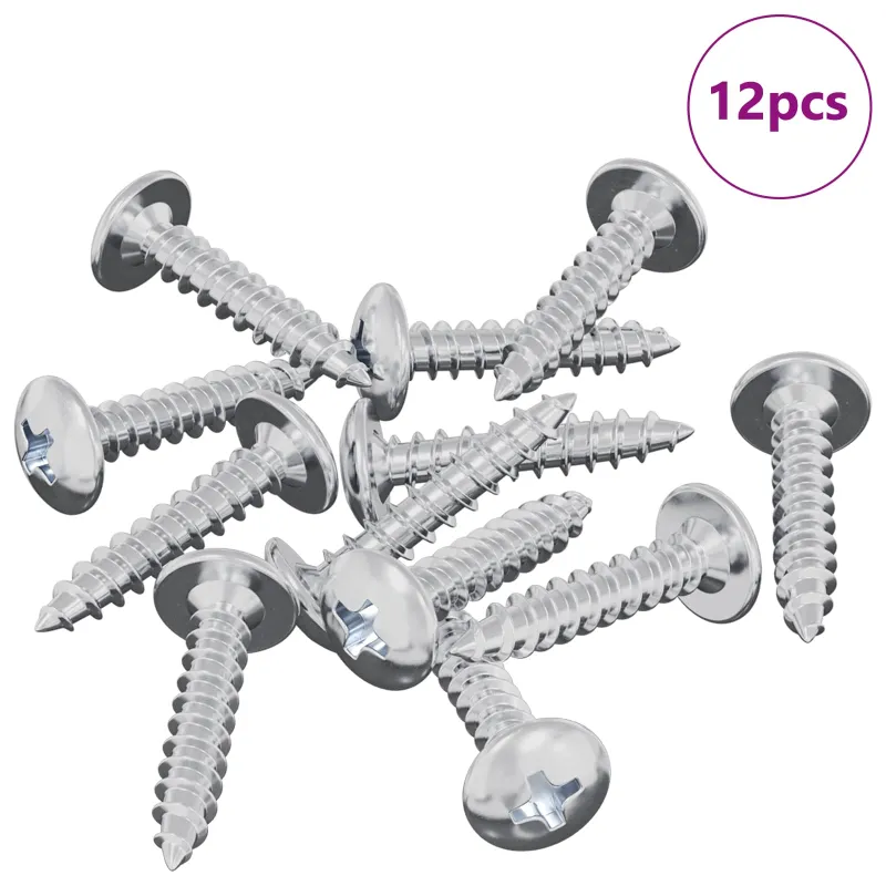 Savarankiškai įsukamas vienas 12 pcs Cinkuota 4 x 20 mm Plienas