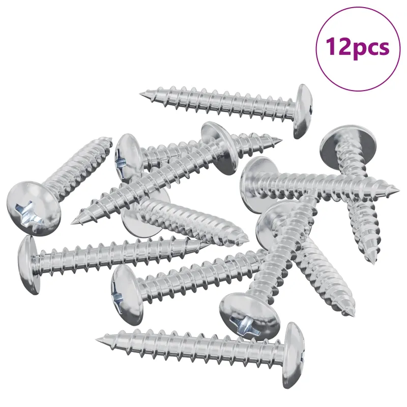 Savarankiškai įsukamas vienas 12 pcs Cinkuota 4 x 25 mm Plienas
