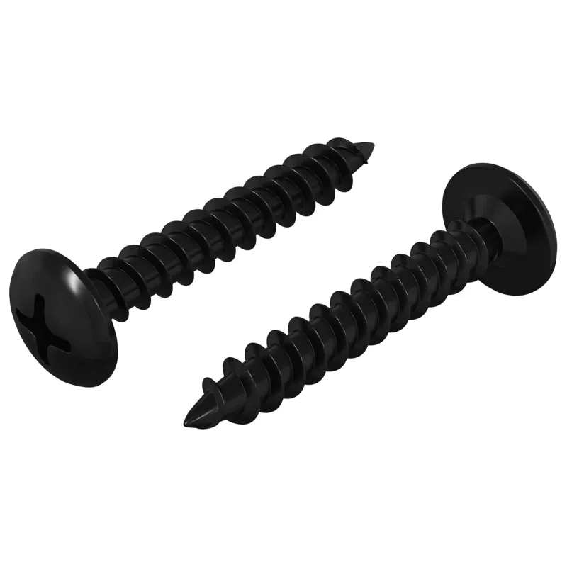 Savarankiškai įsukamas vienas 2 pcs Juoda 4 x 25 mm Plienas