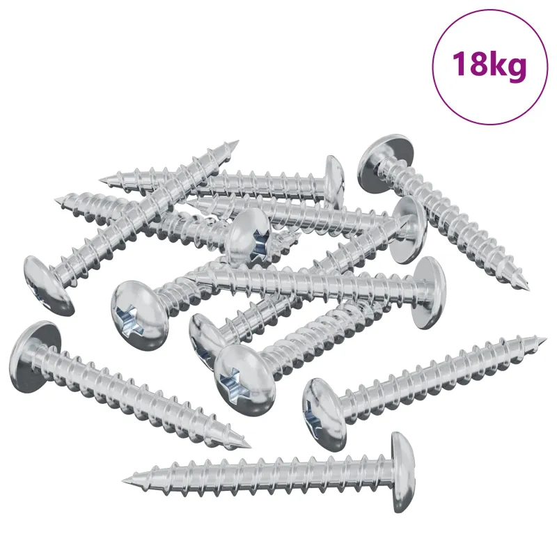 Medinis varžtas 8182 pcs Sidabro M4 x 28 mm Geležis