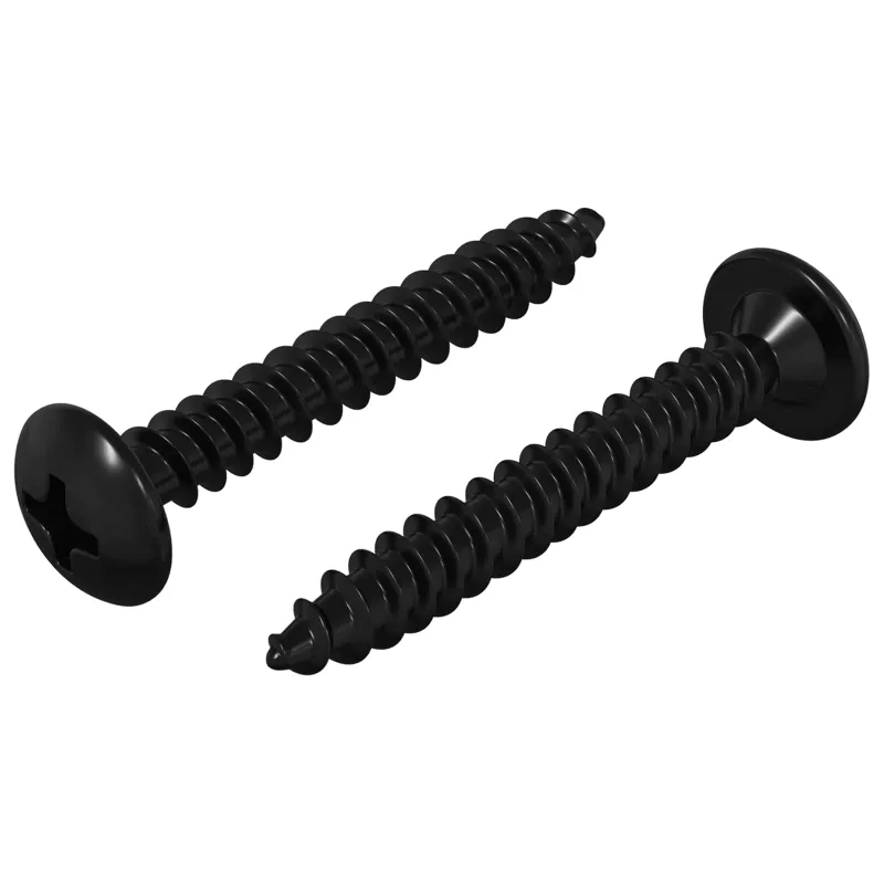 Srieginiai Nagai 2 pcs Juoda M4 x 28 mm Plienas
