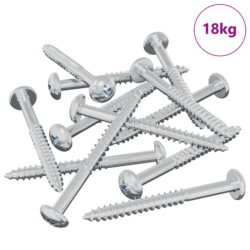 Medinis varžtas 3273 pcs Sidabro 9,8 x 53 mm Plienas