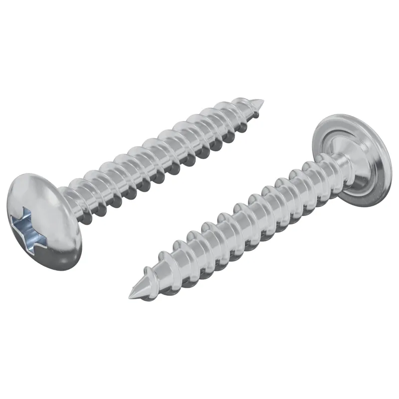 Mediniai varžtai 2 pcs Sidabro M4 x 25 mm Plienas