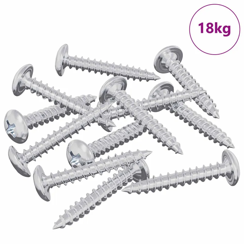 Mediniai varžtai 9231 pcs Sidabro Plienas