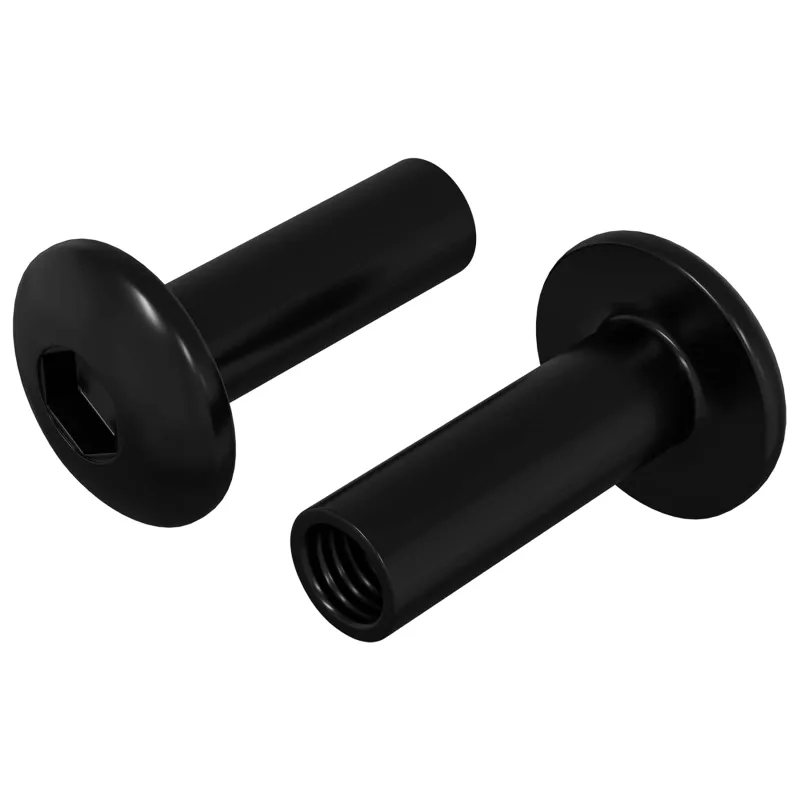 Rankovinės Veržlės 2 pcs Juodas M4 x 14,5 mm Metalas