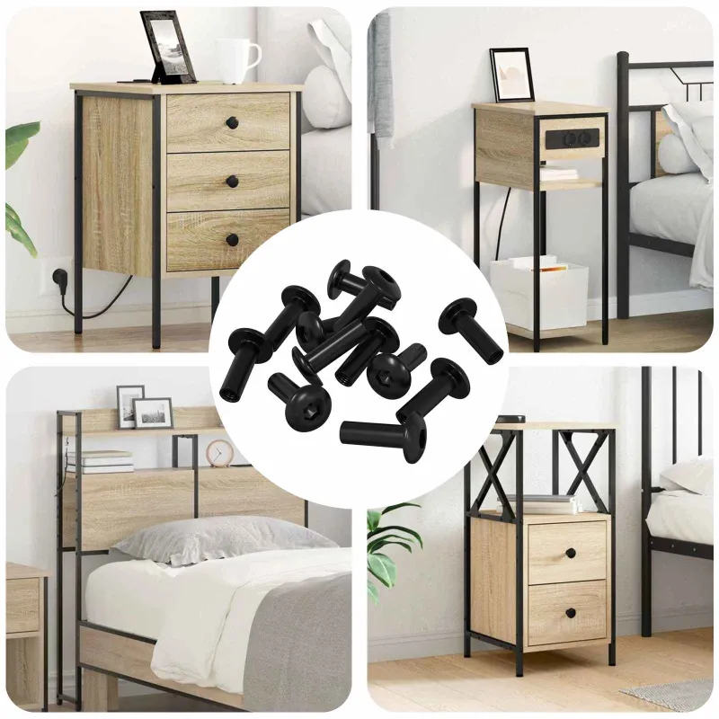 Rankovinės Veržlės 8451 pcs Juodas Metalas