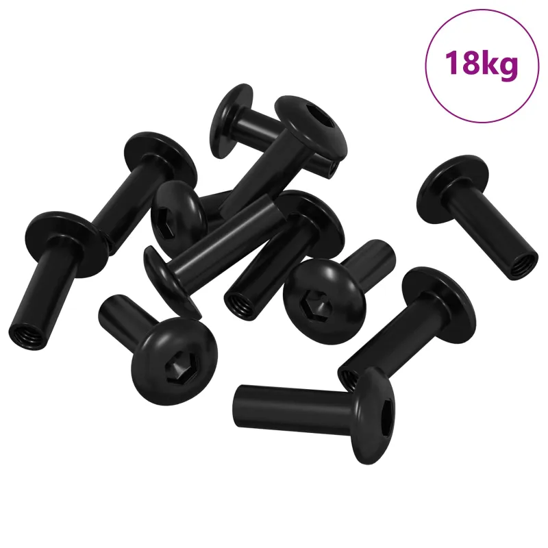 Rankovinės Veržlės 8451 pcs Juodas Metalas