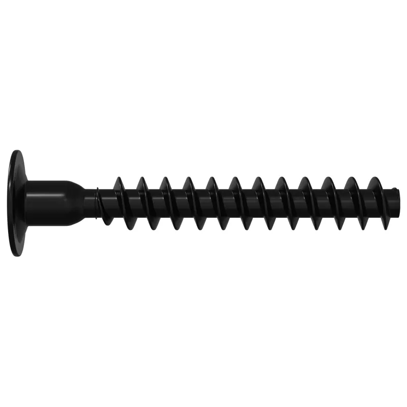 Lizdas su dangteliu varžtas 12 pcs Juoda M5 x 40 mm Geležis