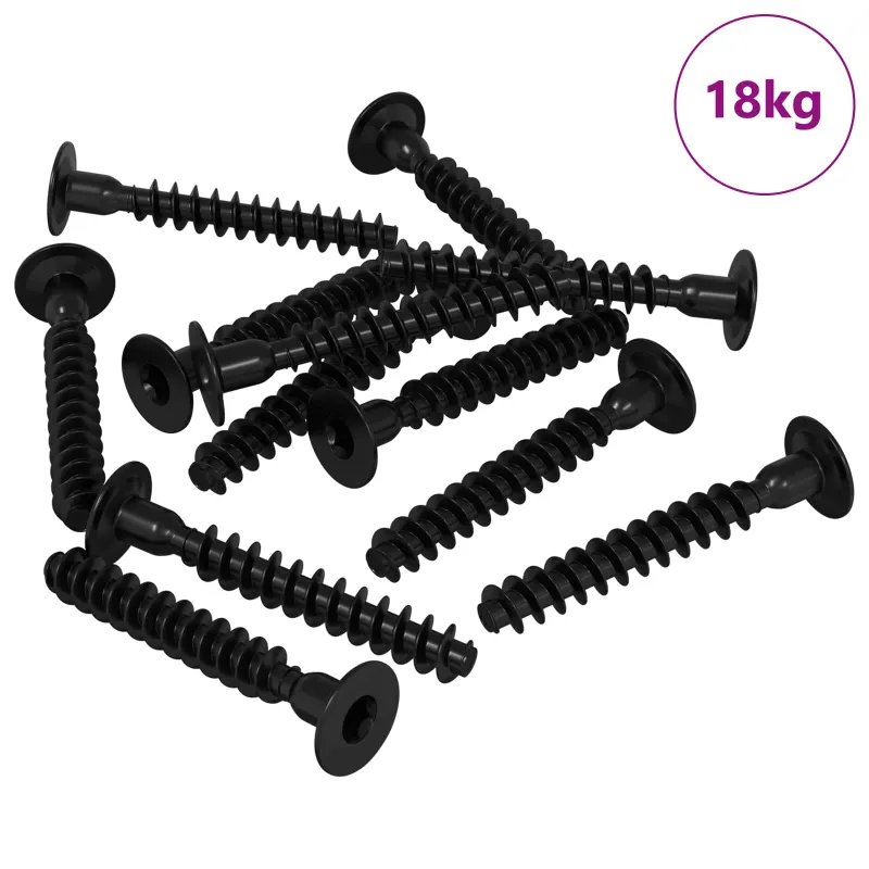 Lizdas su dangteliu varžtas 5143 pcs Juoda Geležis