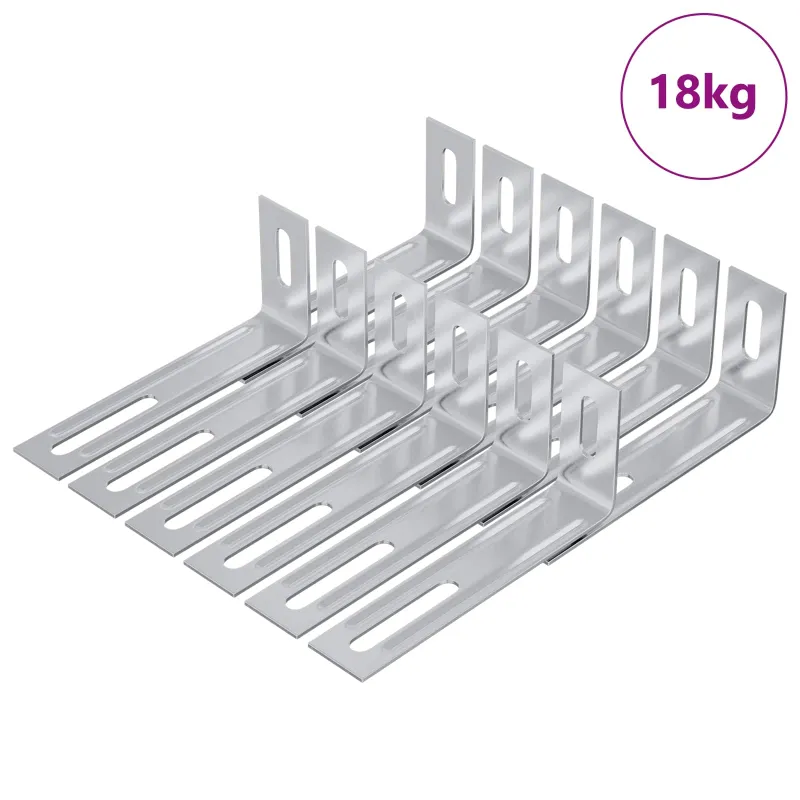 Anti Tip laikiklis Paprastas 1268 pcs Sidabro Geležis