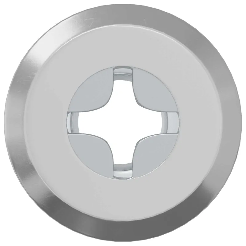 Užrakto veržlė 12 pcs Sidabro M6 x 15 mm Plienas