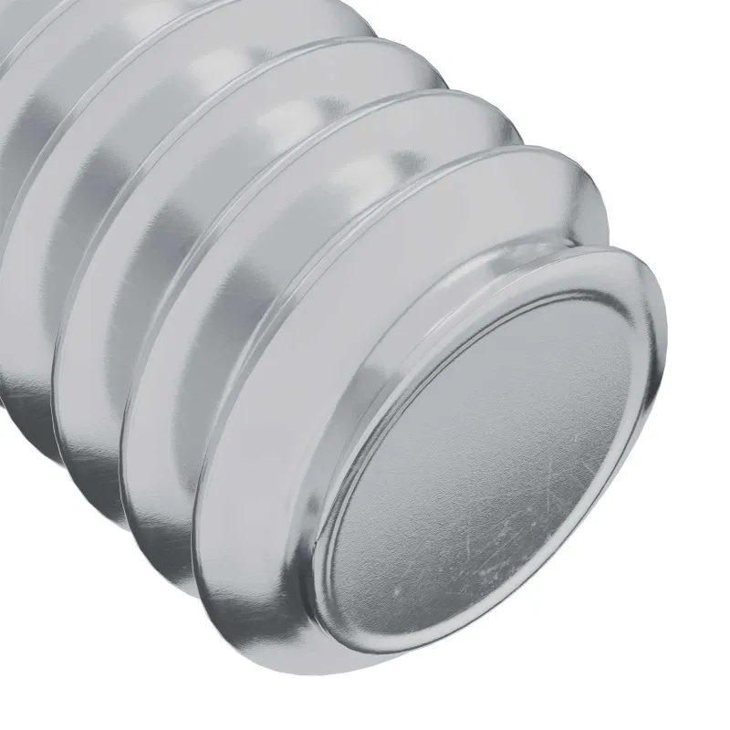 Galvos užrakto varžtas 12 pcs Sidabro M6 x 15 mm Plienas