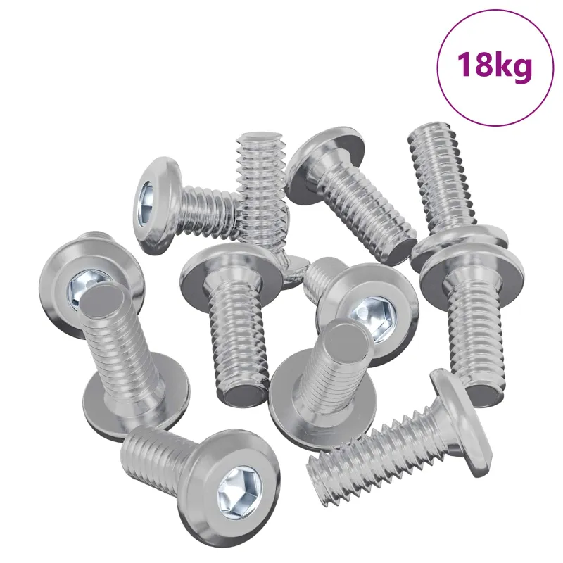 Galvos užrakto varžtas 3600 pcs Sidabro Plienas