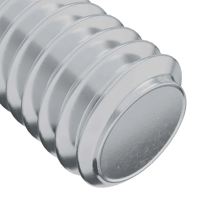 Galvos užrakto varžtas 2 pcs Sidabro M6 x 35 mm Plienas