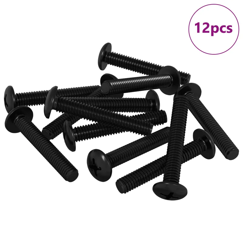 Varžtas 12 pcs Sidabro 5 x 30 mm Geležis