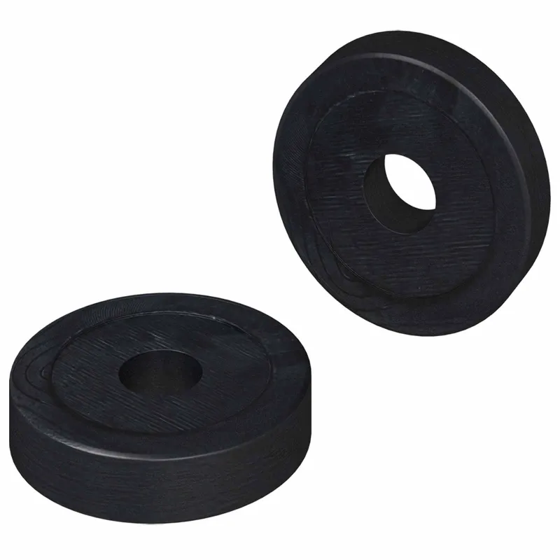 tinkamas plokščiai tarpinei 2 pcs Juoda ∅15 x 3 mm