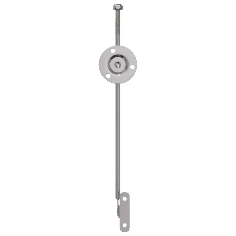 Trūkčiojimo svirtis 2 pcs Sidabro 190 mm Geležis