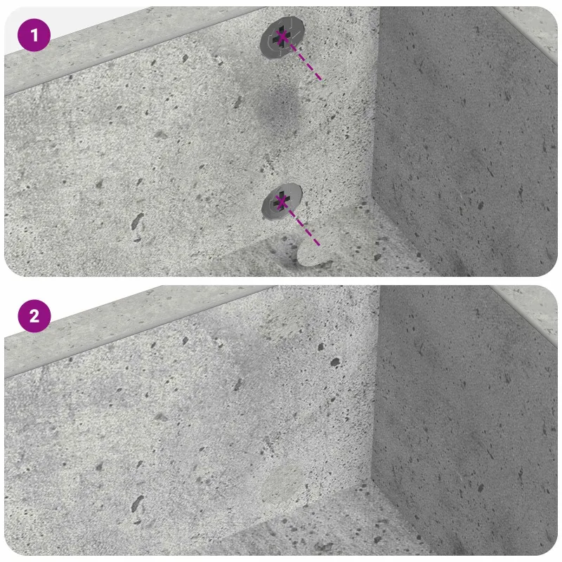 Savistovaus Dangčio Varžtas 12 pcs Betono pilka Ø 20 x 0,5 mm