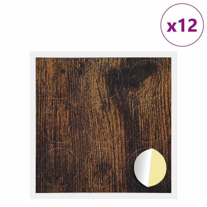 Savistovaus Dangčio Varžtas 12 pcs Rūkyta ąžuolas Ø 20 x 0,5 mm