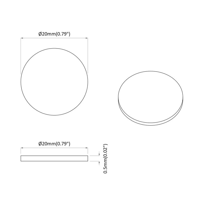 Savistovaus Dangčio Varžtas 12 pcs Pilkas Sonoma Ø 20 x 0,5 mm