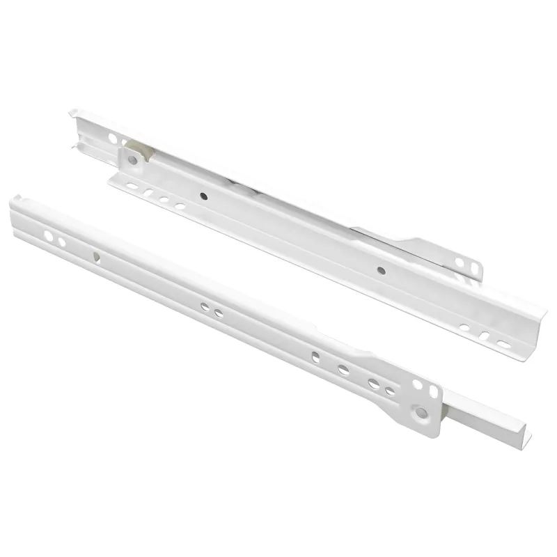 Stalčių bėgis 2 pcs Balta 250 mm Plienas