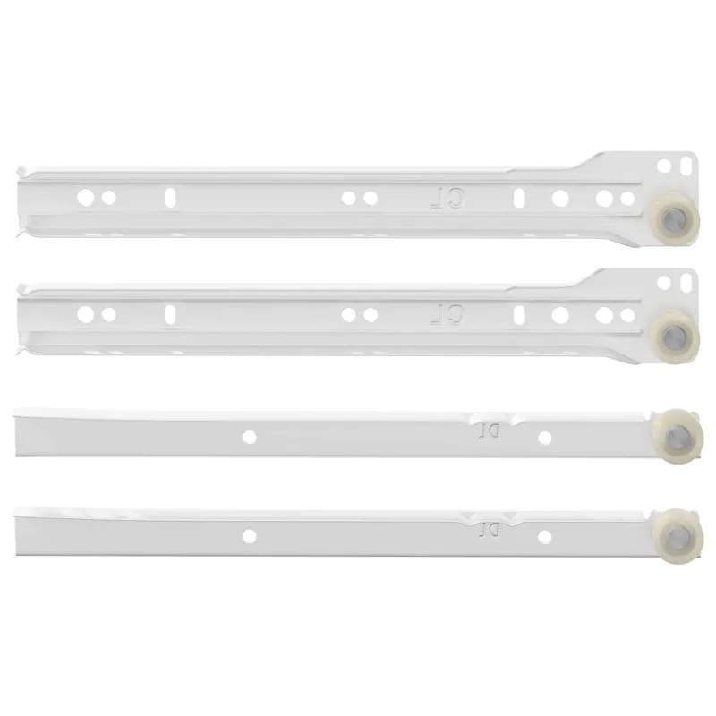 Stalčių bėgis 12 pcs Balta 250 mm Plienas