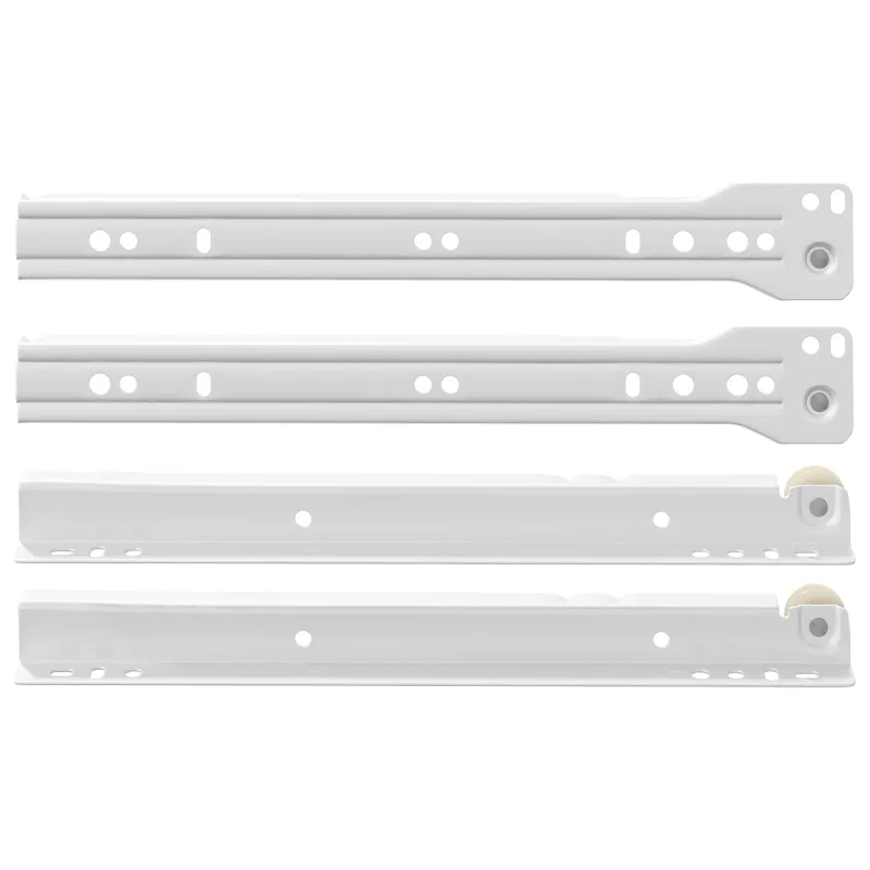 Stalčių bėgis 12 pcs Balta 250 mm Plienas