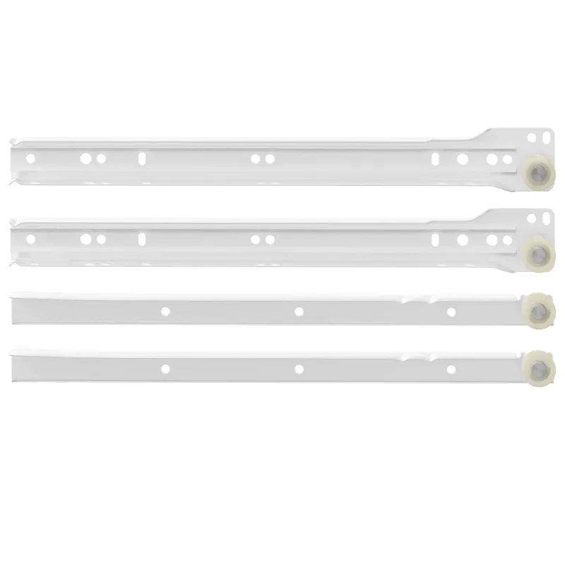 Stalčių bėgis 2 pcs Balta 300 mm Plienas