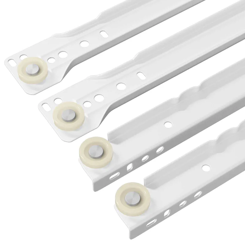 Stalčių bėgis 2 pcs Balta 300 mm Plienas