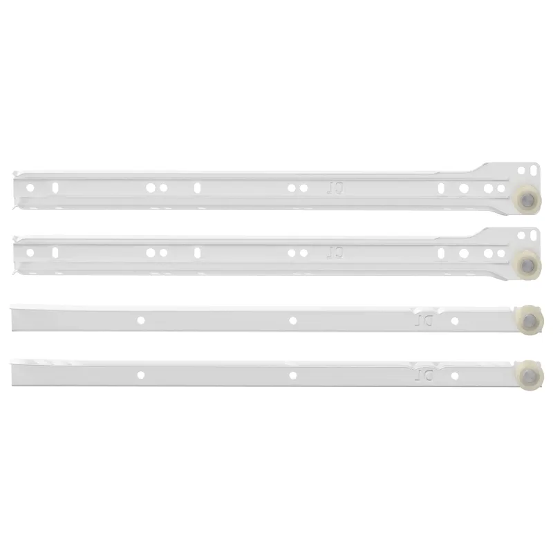 Stalčių bėgis 2 pcs Balta 350 mm Plienas