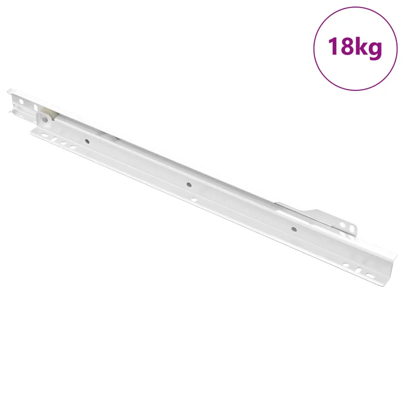 Stalčių bėgis 63 pcs Balta Plienas