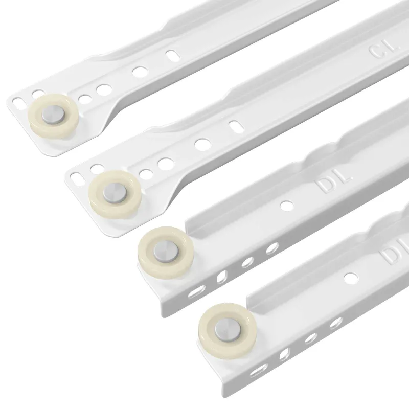 Stalčių bėgis 63 pcs Balta Plienas