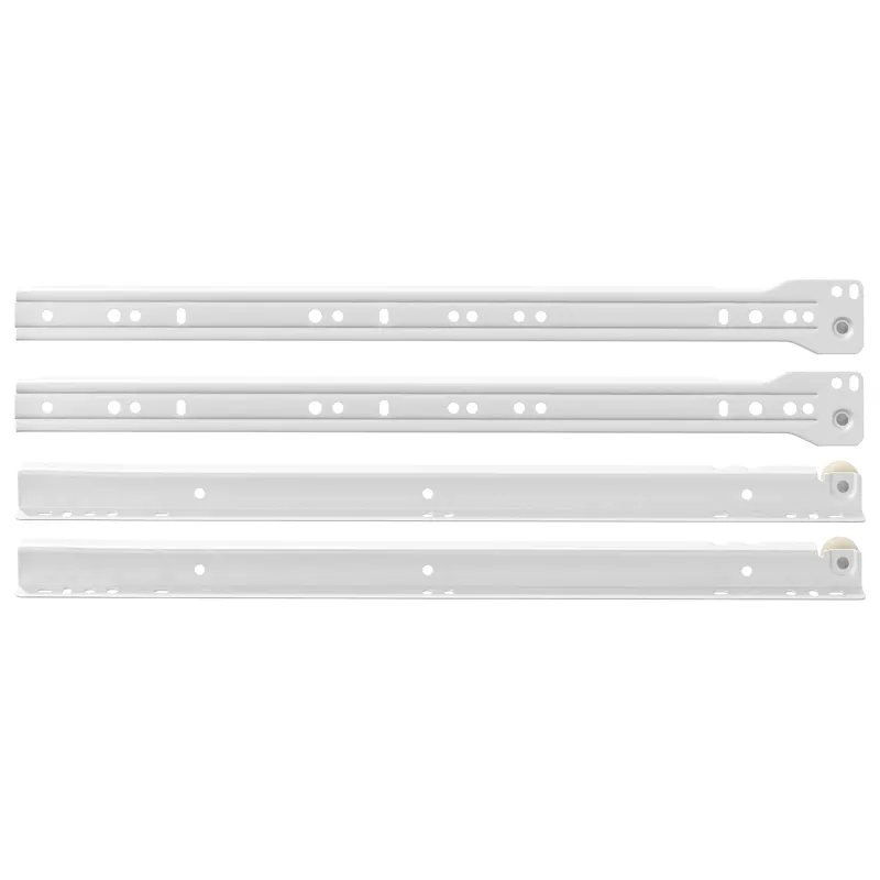 Stalčių bėgis 12 pcs Balta 400 mm Plienas