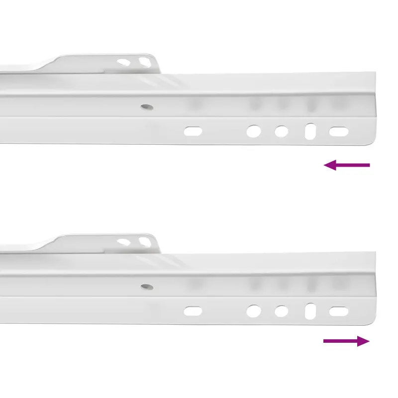 Stalčių bėgis 12 pcs Balta 400 mm Plienas