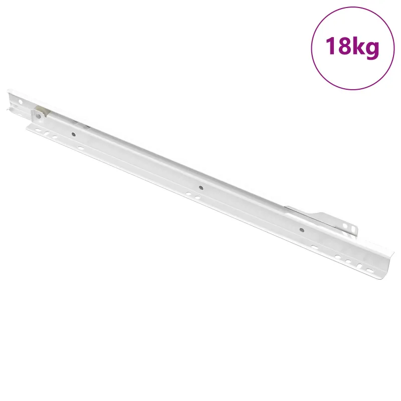 Stalčių bėgis 55 pcs Balta Plienas