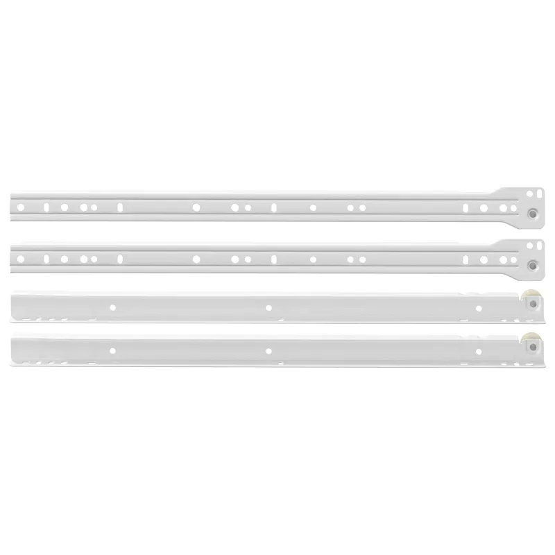 Stalčių bėgis 2 pcs Balta 450 mm Plienas