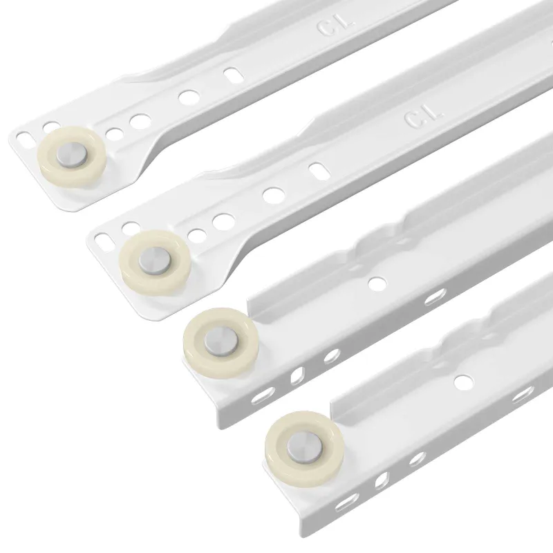 Stalčių bėgis 12 pcs Balta 450 mm Plienas