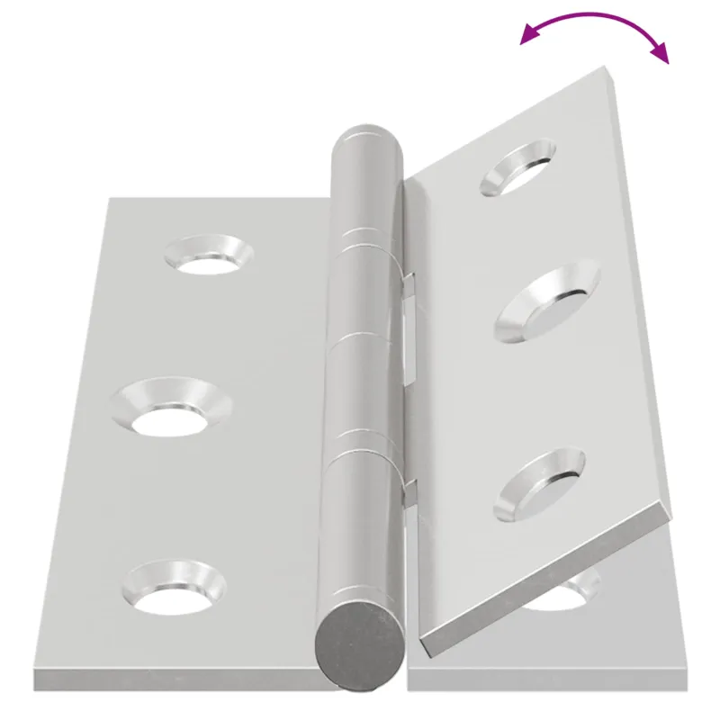 Vyrius Paprastas 2 pcs Sidabro 58 x 35 x 1 mm Plienas