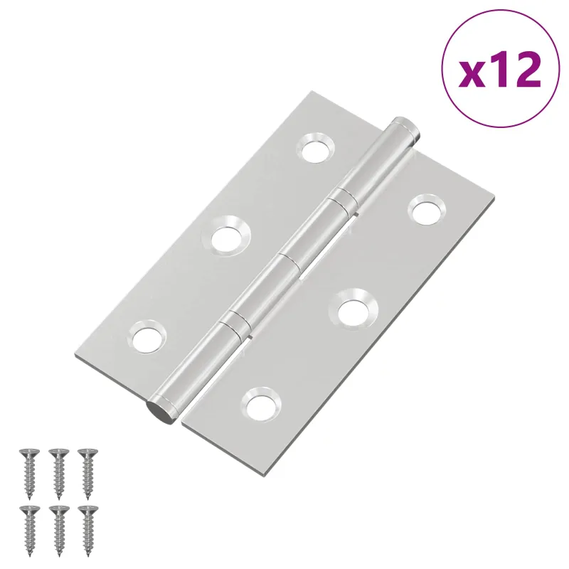 Vyrius Paprastas 12 pcs Sidabro 58 x 35 x 1 mm Plienas