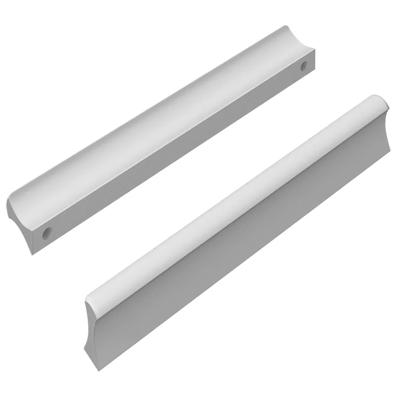 Rankena Paprastas 2 pcs Sidabro 105.7 x 7.4 x 15.5 mm Aliuminis