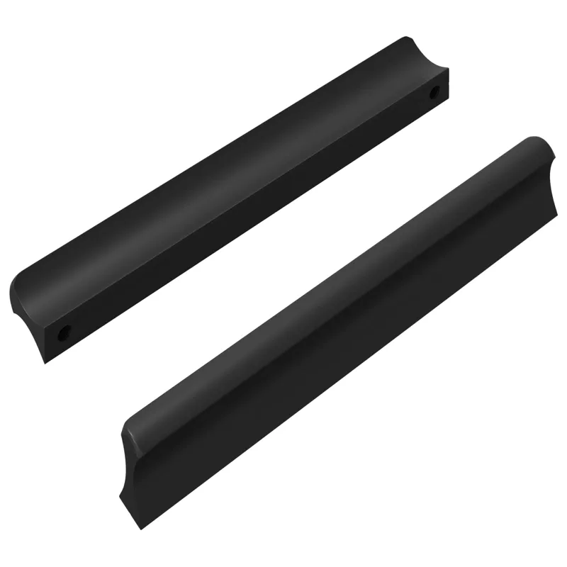 Rankena 2 pcs Juoda 106 x 7,4 x 15,5 mm Aliuminis