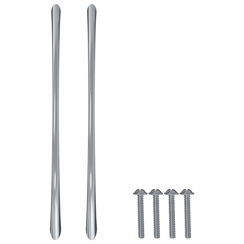 Rankena 2 pcs Sidabro 107 x 3.6 x 23 mm Nerūdijantis Plienas
