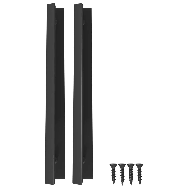 Rankena 2 pcs Juoda 120 x 39.6 x 17 mm Aliuminis