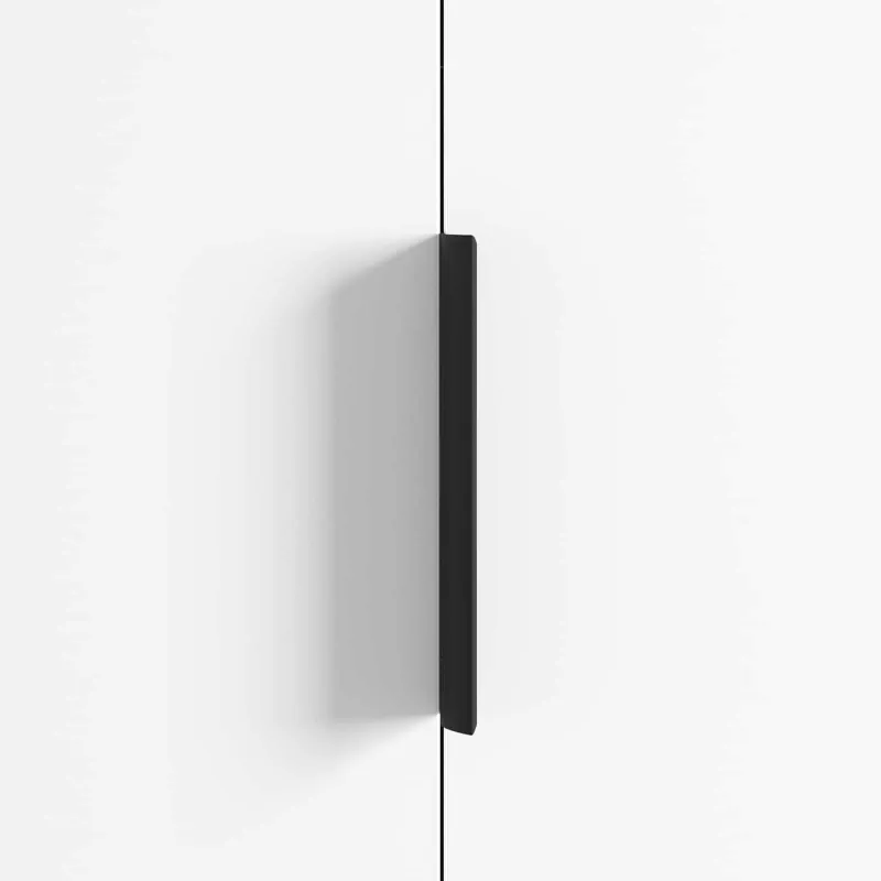 Rankena 2 pcs Juoda 120 x 39.6 x 17 mm Aliuminis