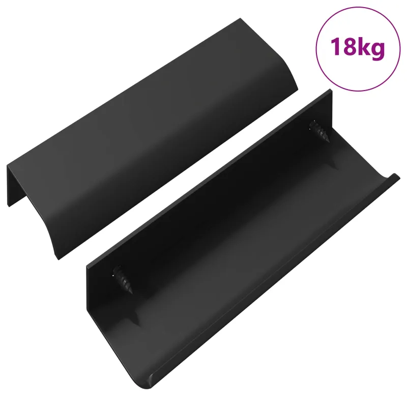 Rankena 725 pcs Juoda 120 x 39.6 x 17 mm Aliuminis