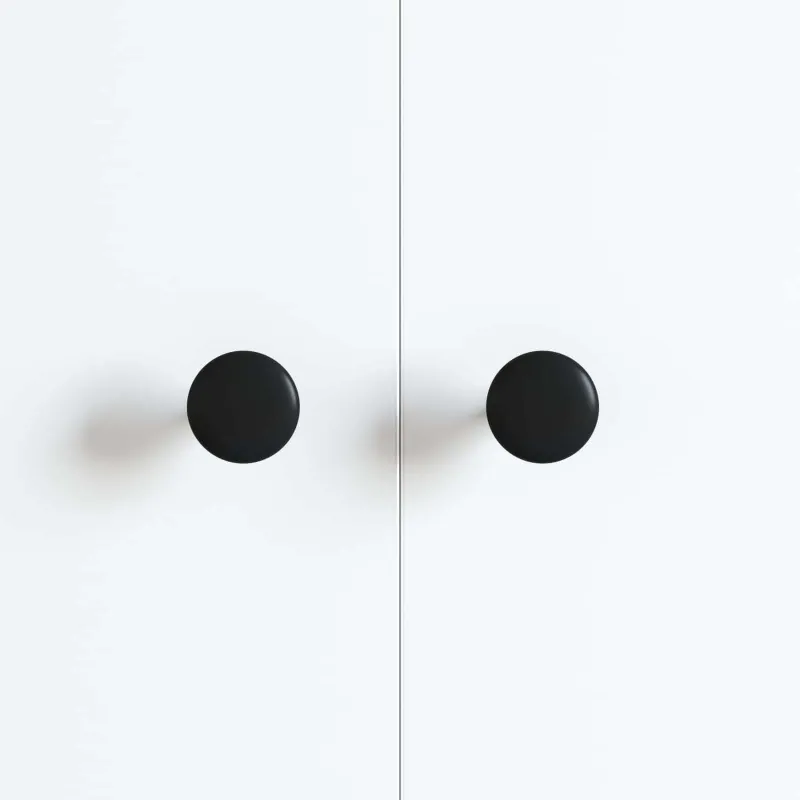 Rankena 2 pcs Juoda Ø30 mm Aliuminis